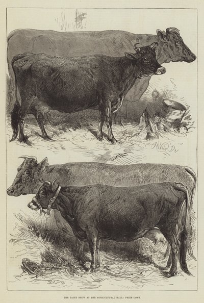 Mejeriutställningen på Lantbrukshallen, Priskor av Harrison William Weir