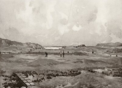 Golfplätze: Bude, das "Kindermädchen"-Loch von Harry (1878-1950) Rountree