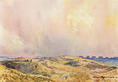 Golfplätze: Hoylake, das zwölfte Tee von Harry (1878-1950) Rountree