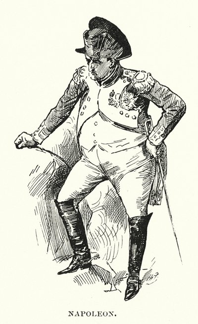 Napoleon (litografi) av Harry (after) Furniss