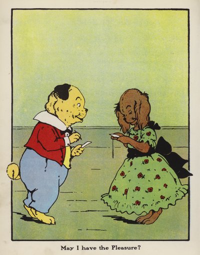 Får jag nöjet? (färg litho) av Harry B Neilson