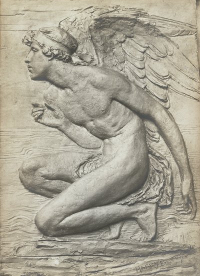 The Story of Psyche: Cupid (försilvrad brons) (se 198359 och 201279) av Harry Bates