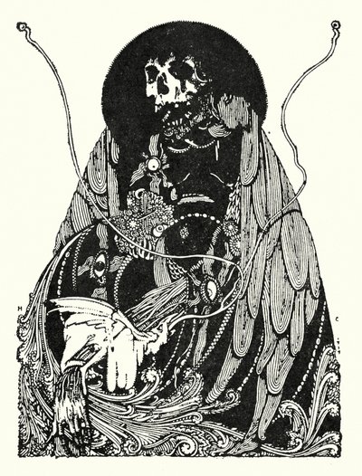 Edgar Allan Poe: Slutstycke (litografi) av Harry Clarke