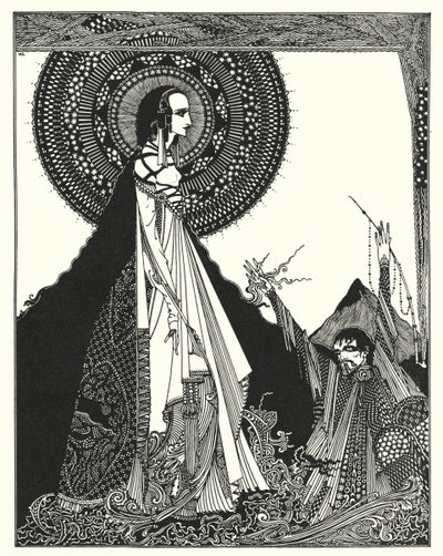 Edgar Allan Poe: Ligeia (litografi) av Harry Clarke