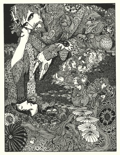 Edgar Allan Poe: Morella (litografi) av Harry Clarke