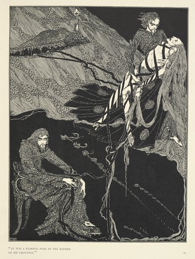 "Det var en skrämmande sida i min existens." "Berenice" är en kort skräckhistoria av Edgar Allan Poe. Berättelsen följer en man vid namn Egaeus som förbereder sig för att gifta sig med sin kusin Berenice. Han har en tendens att hamna i perioder av intensiv av Harry Clarke