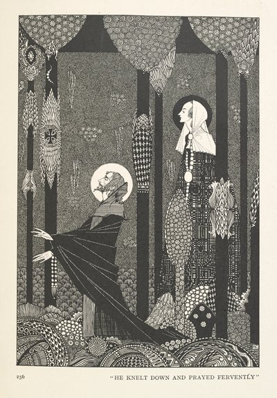 Marskungens dotter. Han knäböjde och bad innerligt. av Harry Clarke