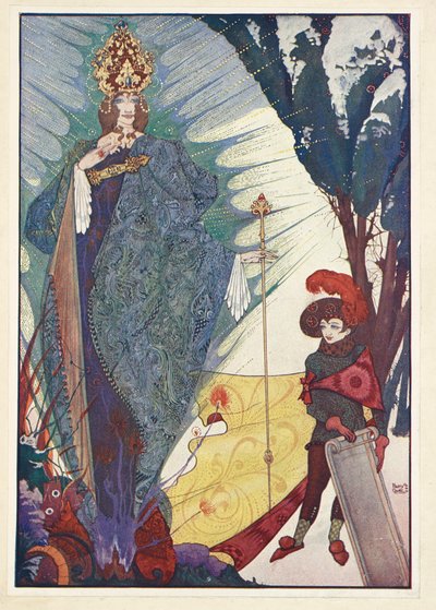 Snödrottningen. Kay och snödrottningen. av Harry Clarke
