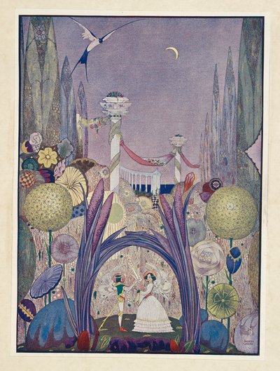Tummen Hon borde vara drottning av alla blommor. av Harry Clarke