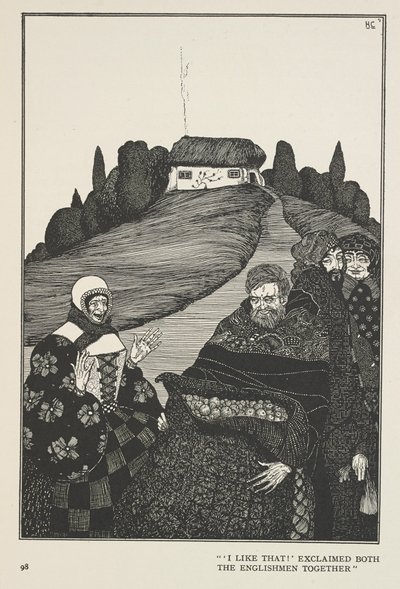 Vad den gamle gör är alltid rätt "jag gillar det!" utropade båda engelsmännen tillsammans. av Harry Clarke