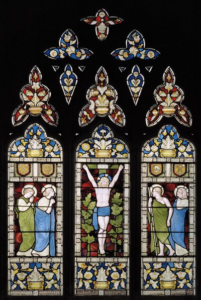 The Crucifixion, East Window, 1872 (målat glas) av Harry Ellis Wooldridge