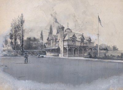 Athletic Club på Bowling Green, ca. 1900. av Harry Fenn