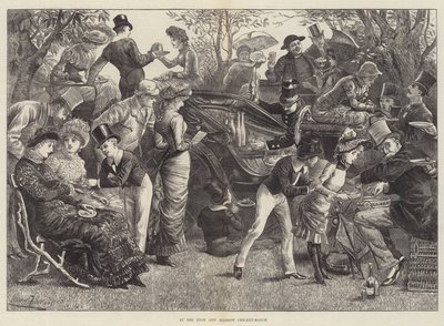 På Eton och Harrow Cricket-match av Harry Furniss