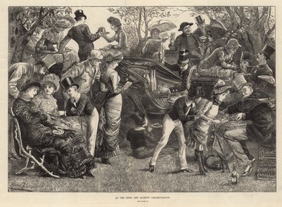 På Eton och Harrow cricketmatch av Harry Furniss