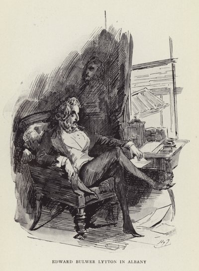 Edward Bulwer Lytton i Albany av Harry Furniss