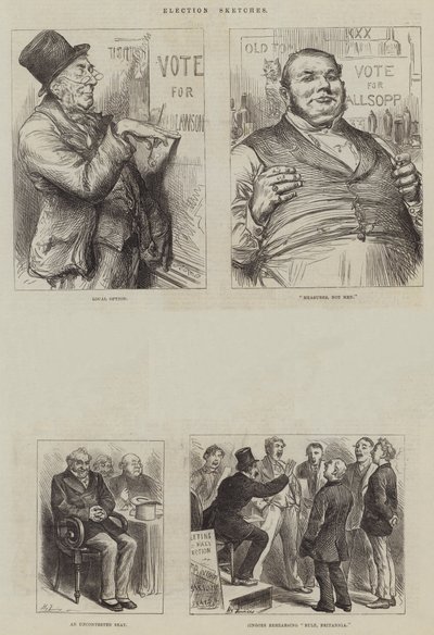 Valskisser av Harry Furniss