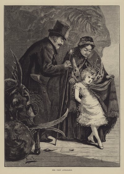 Hennes första framträdande av Harry Furniss
