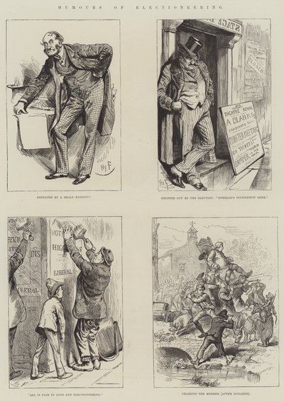 Humor för valarbete av Harry Furniss