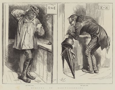 Humor för valarbete av Harry Furniss