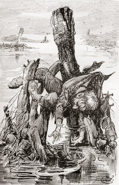 Illustration till Charles Dickens The Old Curiosity Shop av Harry Furniss