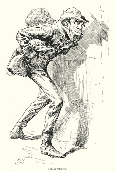 Illustration för stora förväntningar av Charles Dickens (litho) av Harry Furniss