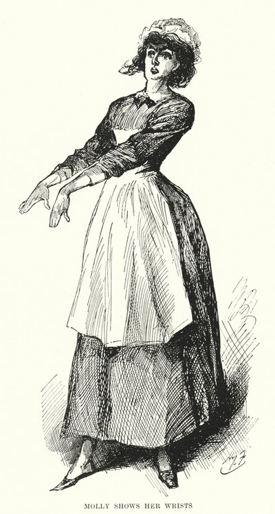 Illustration för stora förväntningar av Charles Dickens (litho) av Harry Furniss