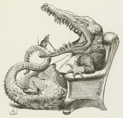 Illustration för Sylvie och Bruno av Lewis Carroll av Harry Furniss