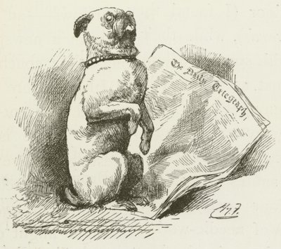 Illustration för Sylvie och Bruno av Lewis Carroll av Harry Furniss