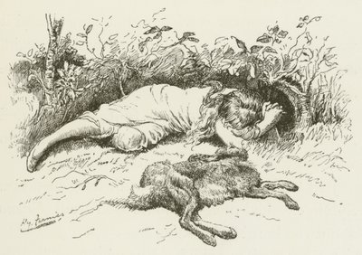 Illustration för Sylvie och Bruno av Lewis Carroll av Harry Furniss