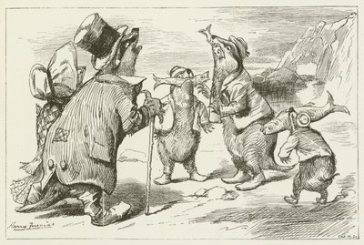 Illustration för Sylvie och Bruno av Lewis Carroll av Harry Furniss