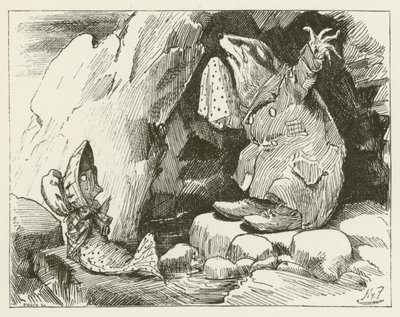 Illustration för Sylvie och Bruno av Lewis Carroll av Harry Furniss