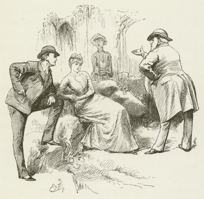 Illustration för Sylvie och Bruno av Lewis Carroll av Harry Furniss
