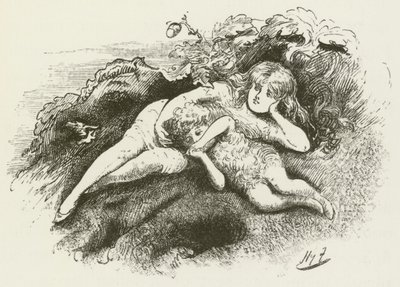 Illustration för Sylvie och Bruno av Lewis Carroll av Harry Furniss