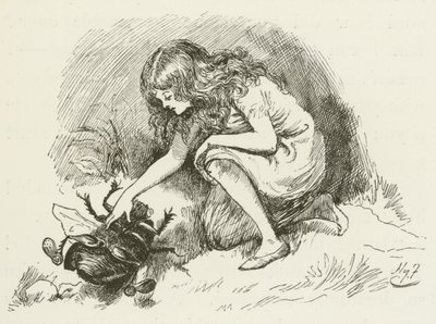 Illustration för Sylvie och Bruno av Lewis Carroll av Harry Furniss