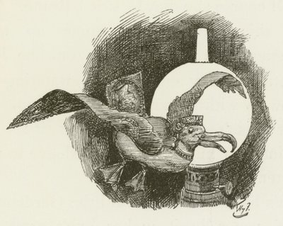 Illustration för Sylvie och Bruno av Lewis Carroll av Harry Furniss