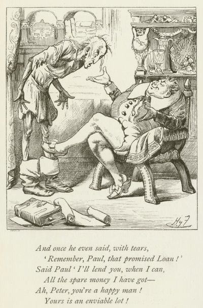 Illustration för Sylvie och Bruno av Lewis Carroll av Harry Furniss