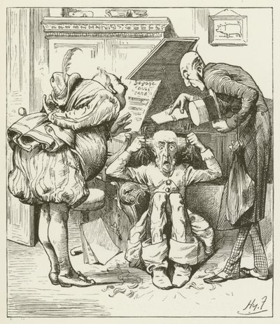 Illustration för Sylvie och Bruno av Lewis Carroll av Harry Furniss