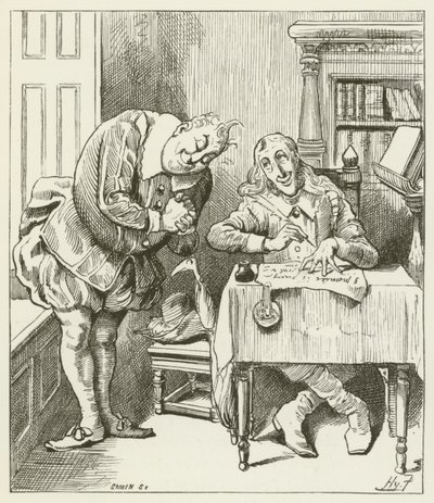 Illustration för Sylvie och Bruno av Lewis Carroll av Harry Furniss
