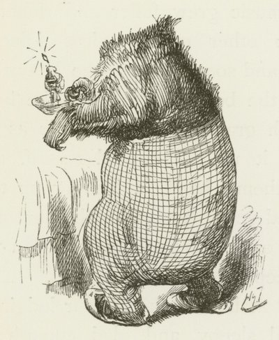 Illustration för Sylvie och Bruno av Lewis Carroll av Harry Furniss