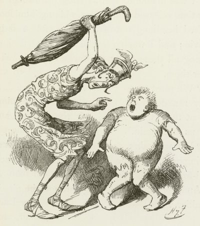 Illustration för Sylvie och Bruno av Lewis Carroll av Harry Furniss