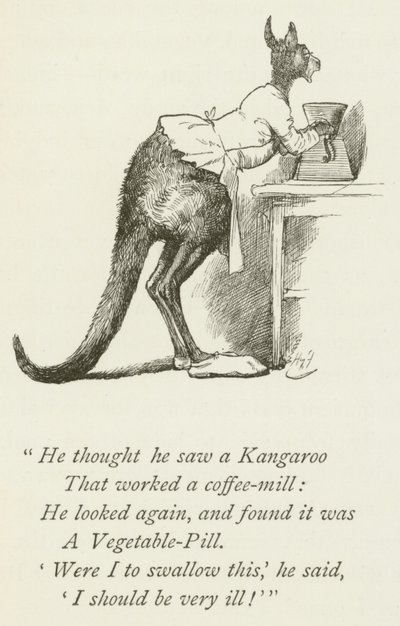 Illustration för Sylvie och Bruno av Lewis Carroll av Harry Furniss