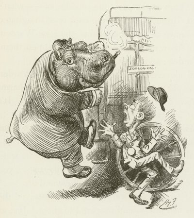Illustration för Sylvie och Bruno av Lewis Carroll av Harry Furniss