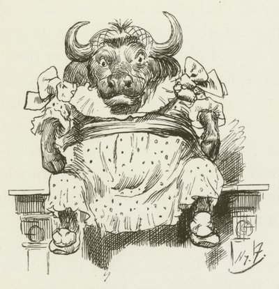 Illustration för Sylvie och Bruno av Lewis Carroll av Harry Furniss