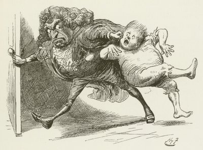 Illustration för Sylvie och Bruno av Lewis Carroll av Harry Furniss