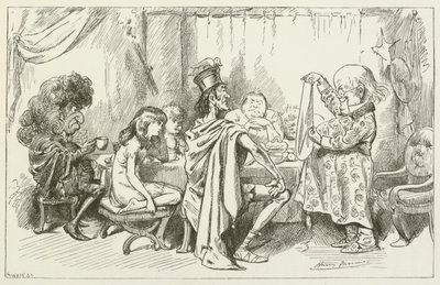 Illustration för Sylvie och Bruno av Lewis Carroll av Harry Furniss