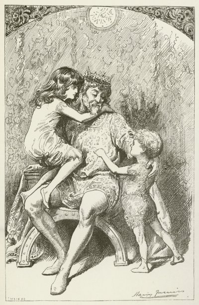 Illustration för Sylvie och Bruno av Lewis Carroll av Harry Furniss