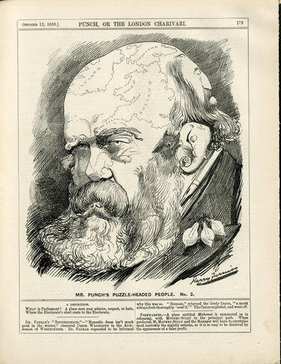 Illustration av Harry Furniss (1854-1925) i Punch av Harry Furniss