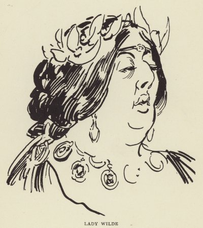 Lady Wilde av Harry Furniss