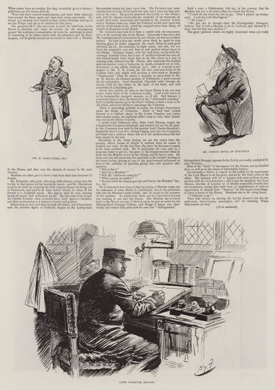 Livet i parlamentet, främlingar i huset av Harry Furniss