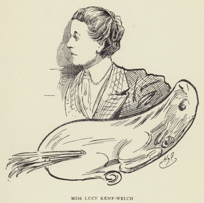 Miss Lucy Kemp-Welch av Harry Furniss